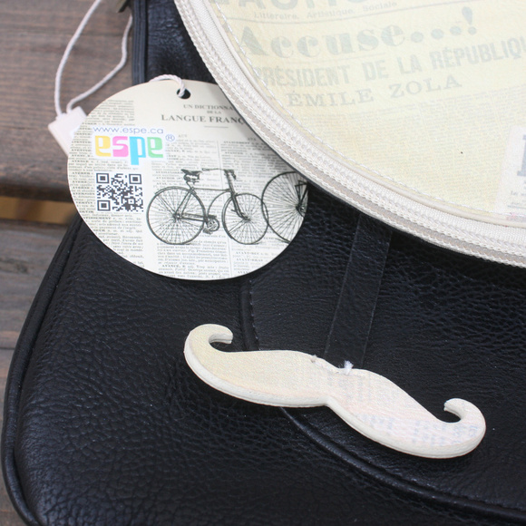 ESPE Mustache Purse NWT Movember - Picture 2 of 8